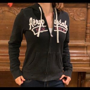 Black Aéropostale hoodie